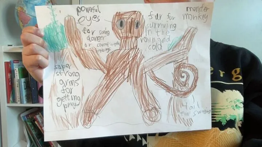Creative project made by a young learner